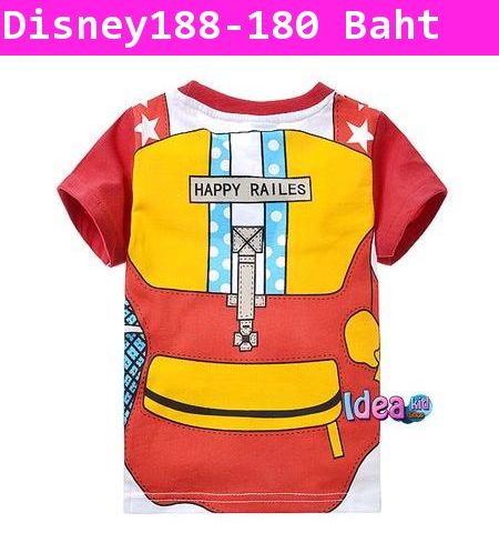 เสื้อยืด Mickey G del สีแดง