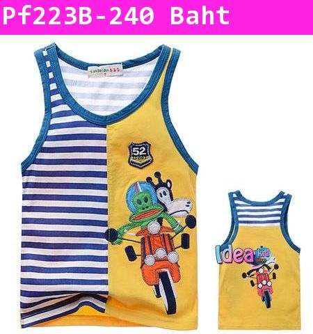 เสื้อกล้าม Paul Frank เด็กแว๊น สีน้ำเงิน