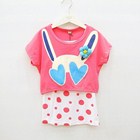 เสื้อแขนสั้น-RABBIT-HEART-สีชมพู