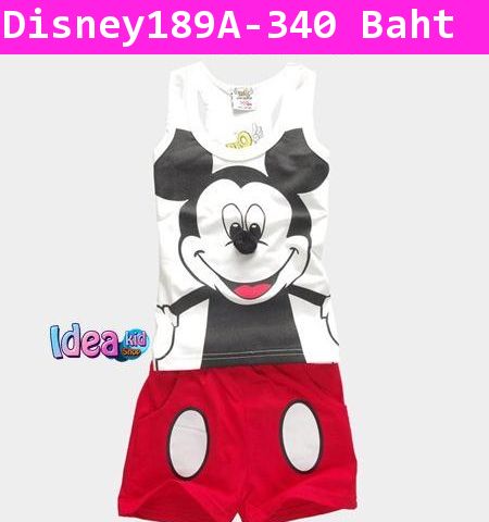 ชุดเด็ก เสื้อกล้ามกางเกง Mickey mouse