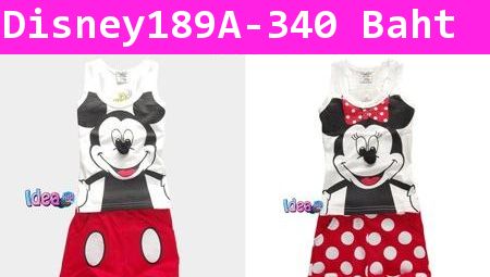 ชุดเด็ก เสื้อกล้ามกางเกง Mickey mouse