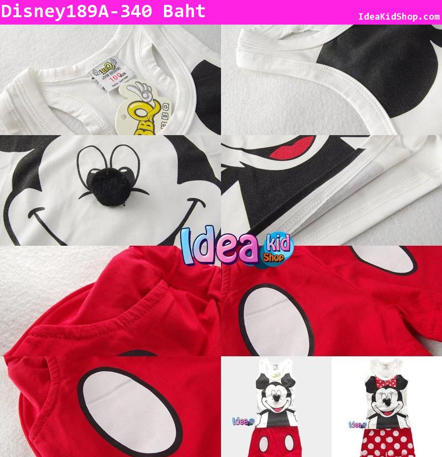 ชุดเด็ก เสื้อกล้ามกางเกง Mickey mouse