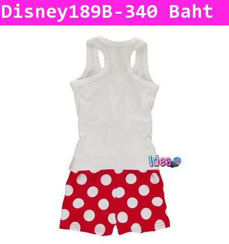 ชุดเด็ก เสื้อกล้ามกางเกง Minnie mouse