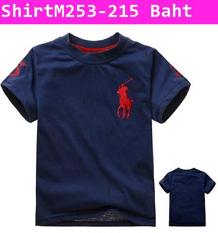 เสื้อยืดแขนสั้น POLO No.3 สีกรมท่า