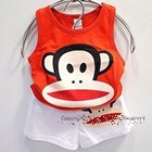 ชุดเสื้อกางเกง-Paul-Frank-Holla-สีแดง