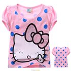 เสื้อแขนสั้น-Hello-Kitty-สู้ตาย-สีชมพูอ่อน