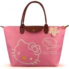 กระเป๋า-Kitty-สไตล์-Longchamp(ไซส์ใหญ่่)สีชมพูอ่อน