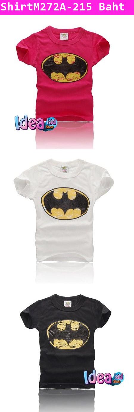 เสื้อยืด Batman Return สีชมพู