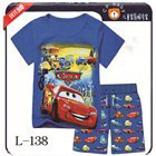 ชุดเสื้อกางเกง-We're-Cars-สีน้ำเงิน