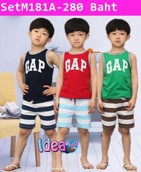 ชุดเสื้อกางเกง Sport Gap สีแดง