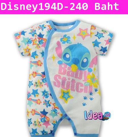 บอดี้สูท Stitch Party สีกรม