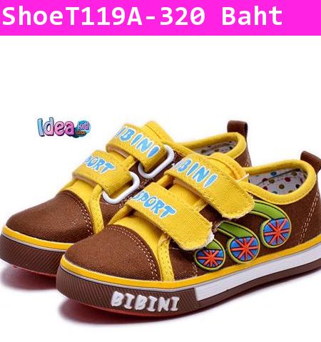 รองเท้าผ้าใบ BIbini Sport สีน้ำตาล