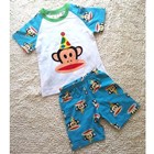 ชุดเสื้อกางเกง-Paul-Frank-Party-สีฟ้า