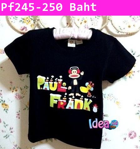 เสื้อยืด Paul Frank Snow Town สีดำ