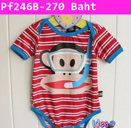 บอดี้สูท Paul Frank ชวนดำน้ำ สีแดง