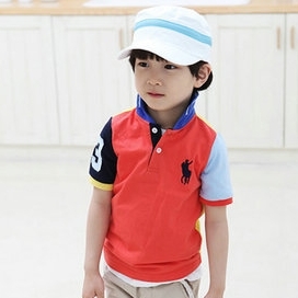 เสื้อ-Polo-วัยจ๊าบสลับสี-สีแดง