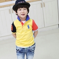 เสื้อ-Polo-วัยจ๊าบสลับสี-สีเหลือง