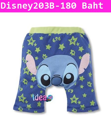 กางเกงขาสามส่วนหนูน้อย I'm Stitch สีฟ้า