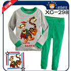 ชุดเสื้อกางเกง-Tigger-X'mas-สีเทาเขียว