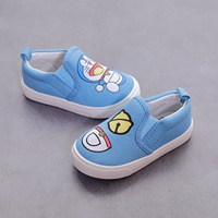 รองเท้าผ้าใบแบบสวม-Doraemon-สีฟ้า