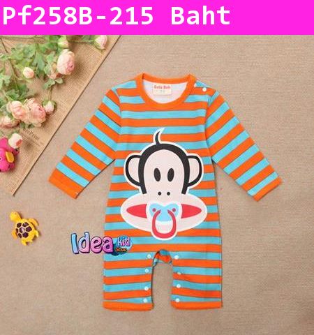 บอดี้สูท Paul Frank Baby สีส้มเขียว