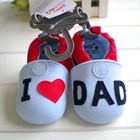 รองเท้าเด็กหัดเดิน-I-love-Dad-สีฟ้า