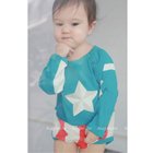 บอดี้สูท-Costume-Captain-America-น้อย-สีฟ้า