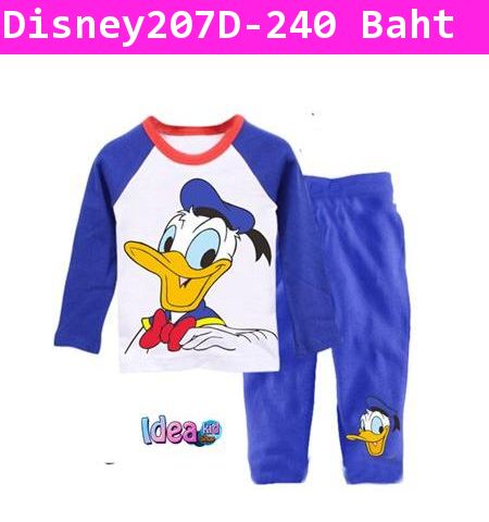 ชุดเสื้อกางเกงเด็ก Donald Duck สีขาว