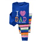 ชุดเสื้อกางเกง-I-Love-Dad-สีน้ำเงิน