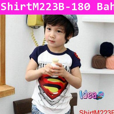 เสื้อแขนสั้น SUPERMAN SHOW สีขาว