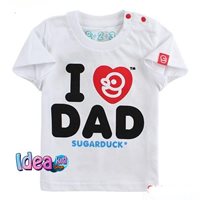 เสื้อยืด-Sugarman-I-LOVE-DAD-สีขาว