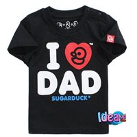 เสื้อยืด-Sugarman-I-LOVE-DAD-สีดำ