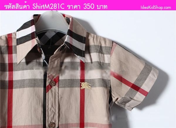 เสื้อเชิ้ต Burberry Basic สีน้ำตาล