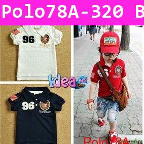 เสื้อโปโล 96 Fashion Sport สีแดง