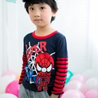 เสื้อแขนต่อ-Spider-Hero-3D-สีกรม(ไต้หวัน)