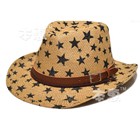 หมวกสาน-Cowboy-Star-สีน้ำตาลอ่อน