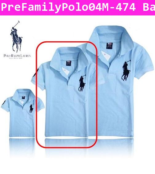 [Pre] เสื้อครอบครัวโปโลสีฟ้า เสื้อแม่