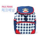 กระเป๋าเป้สะพายหลังลายตาราง-Paul-Frank-สีน้ำเงิน