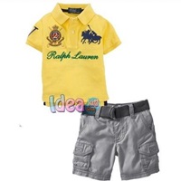 ชุดเสื้อกางเกง-Ralph-Lawren-Club-สีเหลือง