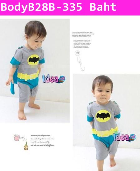 ชุดบอดี้สูท BATMAN GRAY