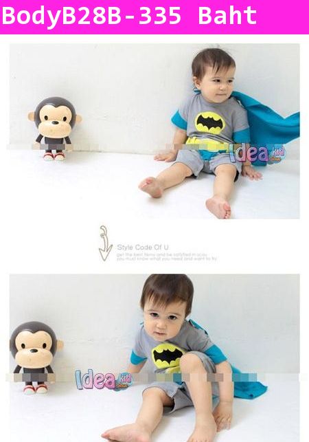 ชุดบอดี้สูท BATMAN GRAY