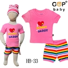 ชุดเสื้อกางเกง-I-love-mommy-_-daddy-สีชมพู