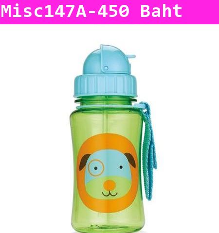 ขวดน้ำ Animal Zoo Zoo Straw Bottle ลายหมาน้อย(USA)