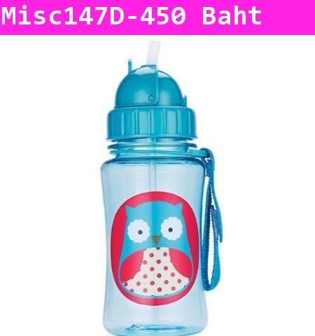 ขวดน้ำ Animal Zoo Zoo Straw Bottle ลายนกฮูก(USA)