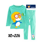 ชุดเสื้อกางเกง-Pororo-เริงร่า-สีเขียว