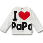 เสื้อยืดแขนยาว-I-Love-Papa-สีขาว