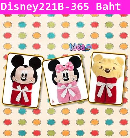 ผ้าห่อตัวเด็ก Minnie สีชมพู