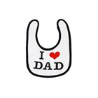 ผ้ากันเปื้อนแฟชั่น-I-Love-Dad-สีขาวดำ