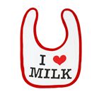 ผ้ากันเปื้อนแฟชั่น-I-Love-Milk-สีขาวแดง