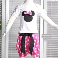 ชุดเสื้อกางเกง-Pretty-Minnie-สีชมพู